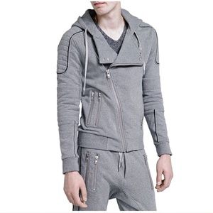 kooples biker hoodie